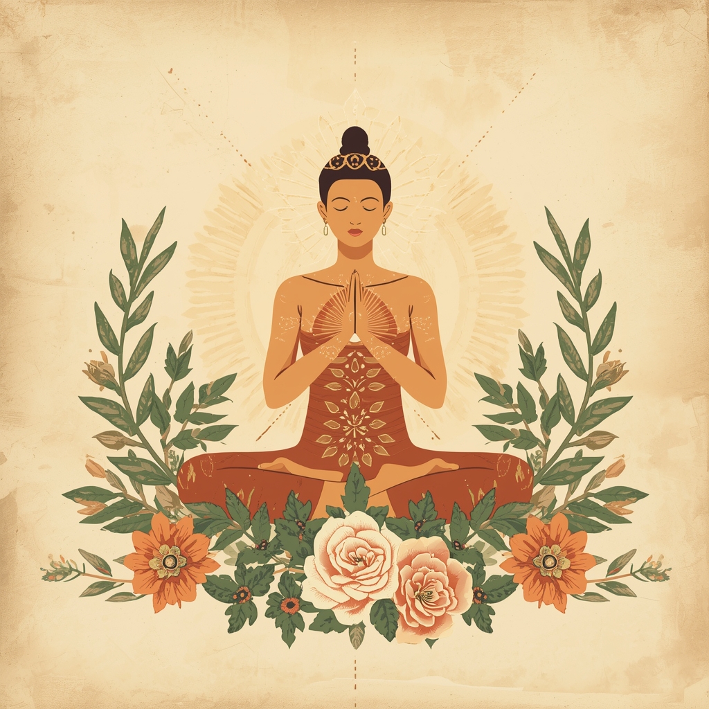 Home Medical 9 Lucid Origin Vintagestyle illustration depicting a holistic ap 2