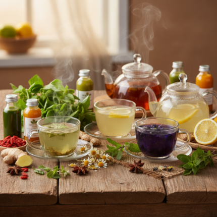 Home Medical 16 herbal teas and bewerages