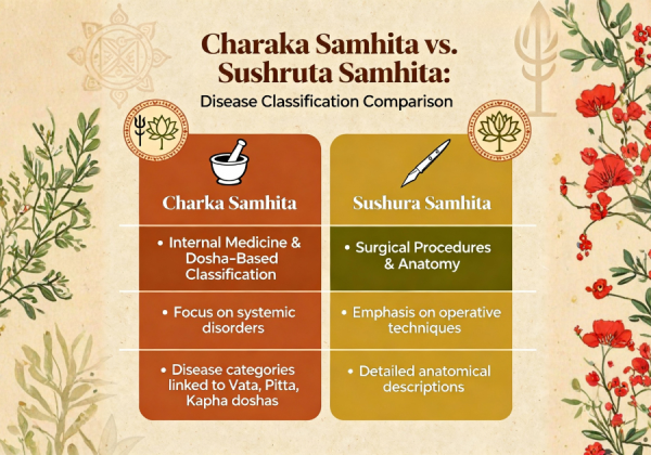 charak samhita vs shushrut samhita 1