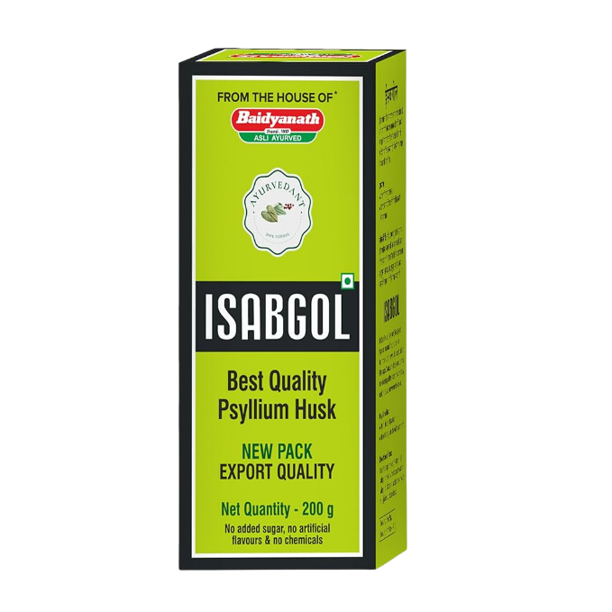 Baidyanath Isabgol - Psyllium Husk Powder - 200gm Baidyanath Isabgol - Psyllium Husk Powder - 200gm | Effectively Relieves Constipation | Fibre Supplement For Digestion - Image 1