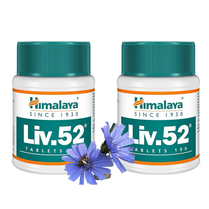 Himalaya Liv.52 Tablets – 100 Counts (Pack of 2) (1) Himalaya Liv.52 Tablets - 100 Counts (Pack of 2) - Image 1